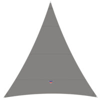 Sonnensegel 5mx5m Dreieck 12.5m2