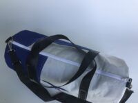 Roundbag Segeltasche aus Dacron weiss blau „Mittel „