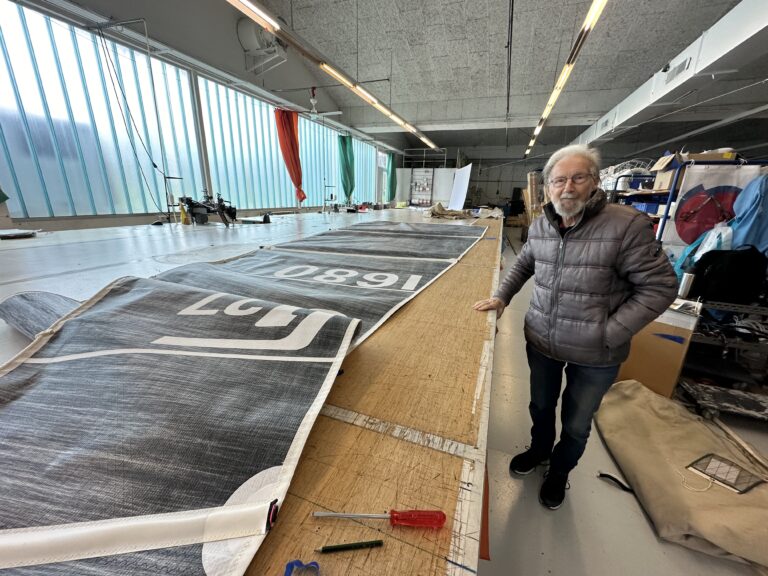 Neue Segel für Herman Ruf „ Männi“ – VM Sails